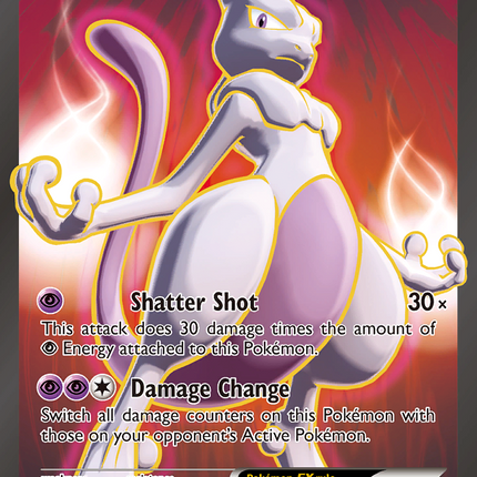 Mewtwo EX BKT-158 Full Art Ultra Rare