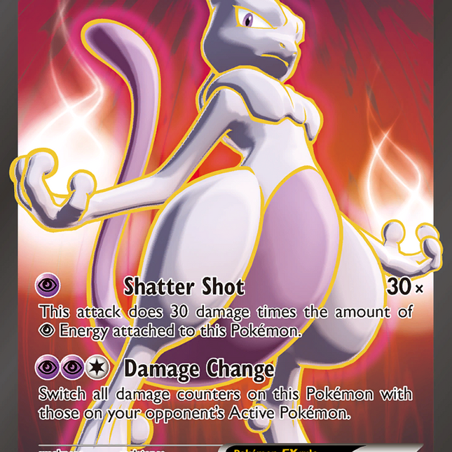 Mewtwo EX BKT-158 Full Art Ultra Rare
