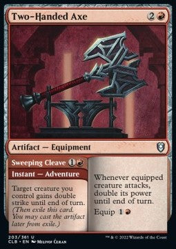 Two-Handed Axe // Sweeping Cleave