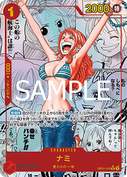 OP01-016 Nami Rare Alternative Manga (PRB01)