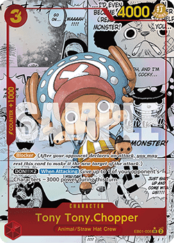 EB01-006 Tony-Tony Chopper SR Alternative Manga