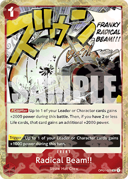 OP01-029 Radical Beam !! (PRB01 Foil Version)