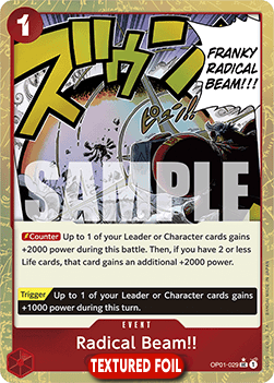 OP01-029 Radical Beam !! (PRB01 Alternative)