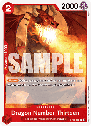 Dragon Number Thirteen (OP10-012)