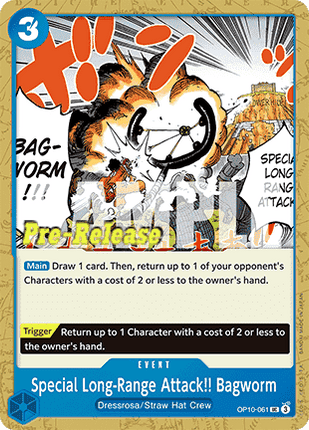 Special Long-Range Attack!! Bagworm (OP10-061)
