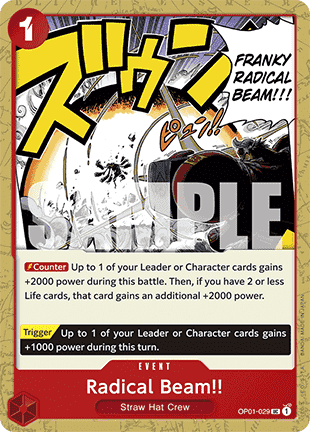 Radical Beam!! (OP01-029) (V.1)