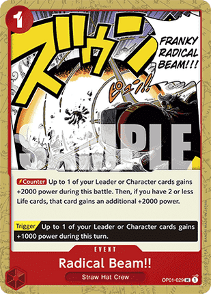 OP01-029 Radical Beam!! (PRB01)