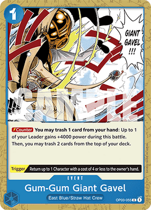Gum-Gum Giant Gavel (OP03-055) (V.1)
