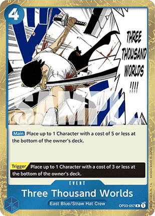 Three Thousand Worlds (OP03-057) (V.1)