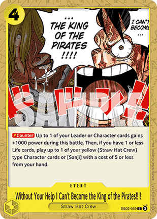 Without Your Help I Can't Become the King of the Pirates!!!! (EB02-059)