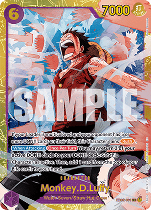 EB02-061 Monkey D. Luffy Secrete Rare