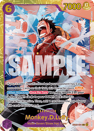 EB02-061 Monkey D. Luffy Secrete Rare
