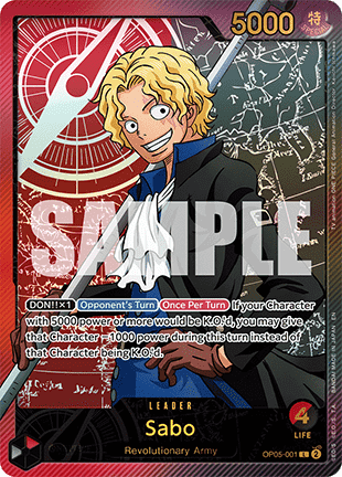 OP05-001 Sabo Leader (EB02)