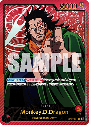 OP07-001 Monkey D. Dragon