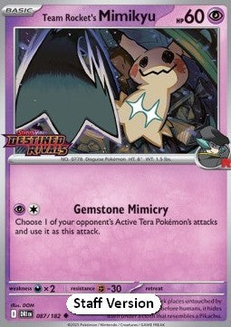 Team Rocket's Mimikyu