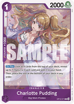 Charlotte Pudding (OP12-071)
