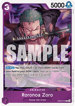 Roronoa Zoro (OP09-076) (V.1)