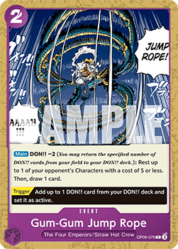 Gum-Gum Jump Rope (OP09-079) (V.1)
