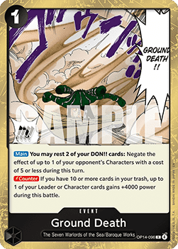 Ground Death (OP14-096) (V.1)