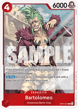 Bartolomeo (OP15-014)