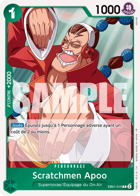 EB01-015 Scratchmen Apoo x4 (PRB02)