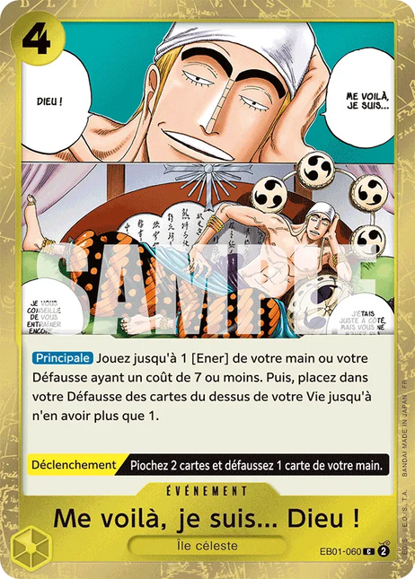 EB01-060 Me voilà, je suis... Dieu ! Foil Version x4 (PRB02)