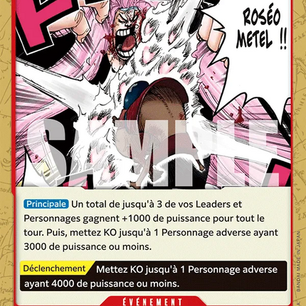 EB02-007 Sabot d'acier, Roséo Metel