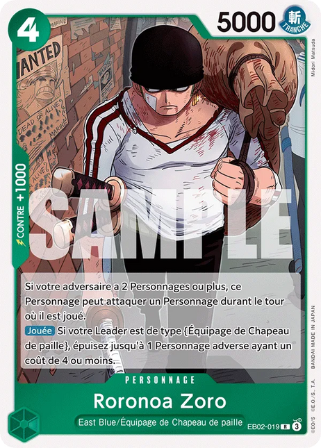EB02-019 Roronoa Zoro