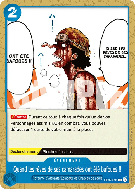 EB02-030 Quand les rêves de ses camarades ont été bafoués !!
