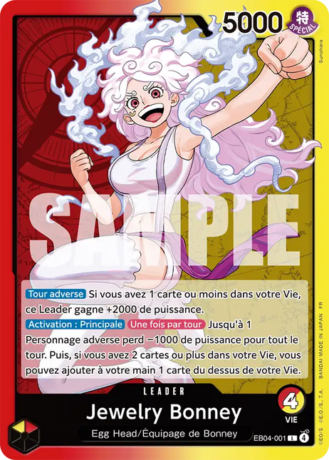 EB04-001 Jewelry Bonney - One Piece Card Game