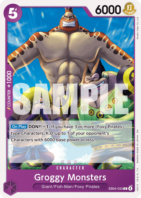 EB04-033 Groggy Monsters
