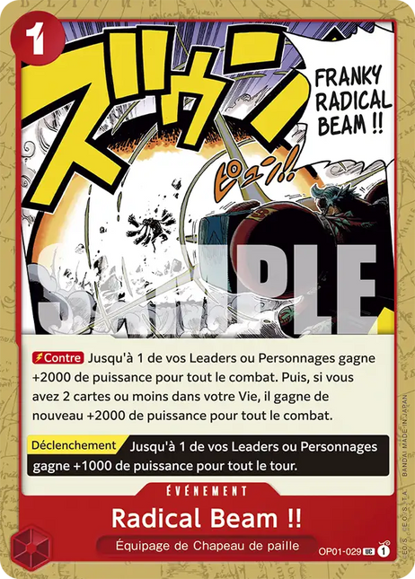 OP01-029 Radical Beam!! (PRB01)