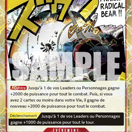 OP01-029 Radical Beam !! (PRB01 Foil Version)