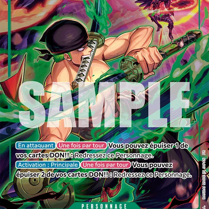 OP06-118 Roronoa Zoro TR Card