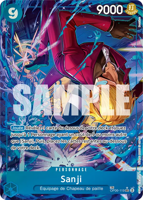 OP06-119 Sanji TR Card