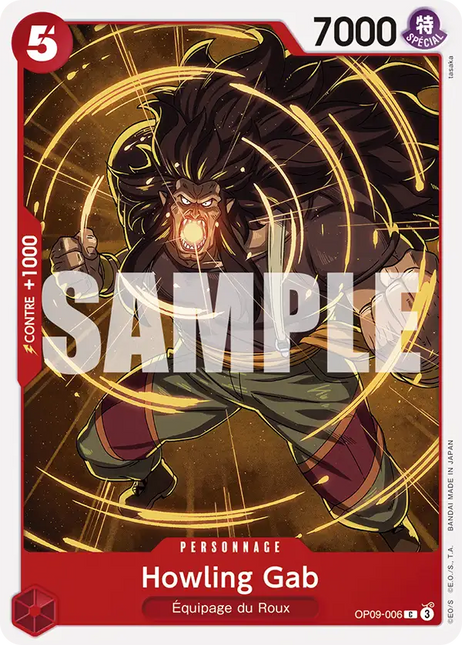 OP09-006 Howling Gab x4