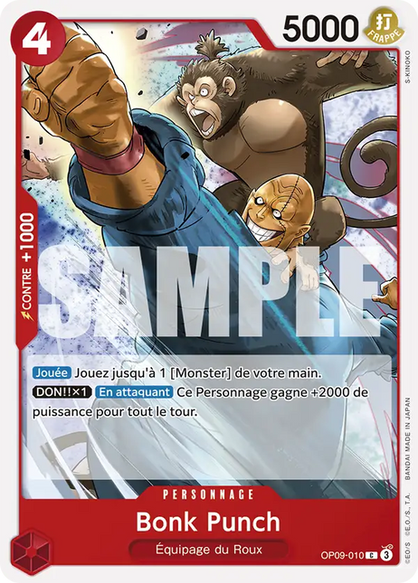 OP09-010 Bonk Punch x4