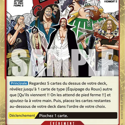 OP09-020 Qu'ils viennent !! On les attend de pied ferme !! x4