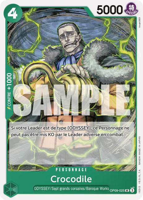 OP09-025 Crocodile x4