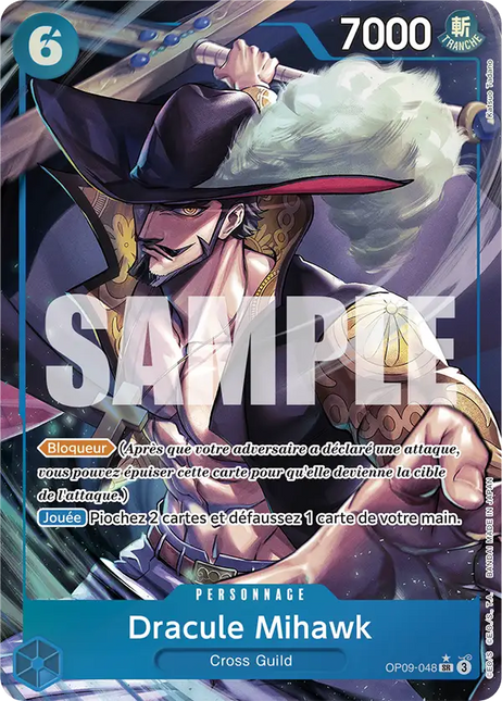 OP09-048 Dracule Mihawk SR Alternative