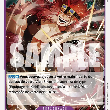 OP09-075 Eustass "Captain" Kidd x4