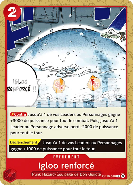OP10-018 Igloo renforcé x4