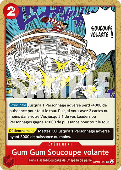 OP10-020 Gum Gum Soucoupe volante x4