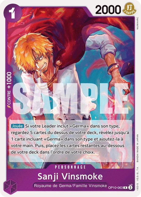 OP10-063 Sanji Vinsmoke x4