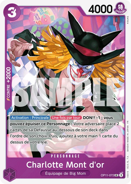 OP11-072 Charlotte Mont d'or x4