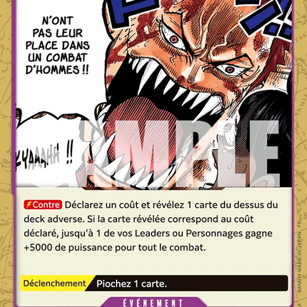 OP11-079 Tes petits stratagèmes... n'ont pas leur place dans un combat d'hommes !! x4