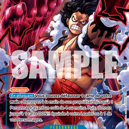 OP11-118 Monkey D. Luffy Secrete Rare Alternative