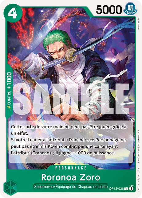 OP12-036 Roronoa Zoro x4