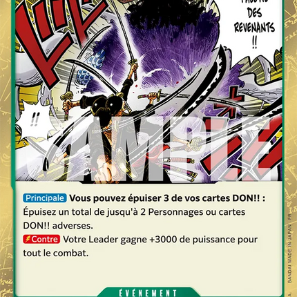 OP12-037 Esprit démoniaque, technique à neuf sabres, Ashura, sabres au clair, facétie des revenants x4