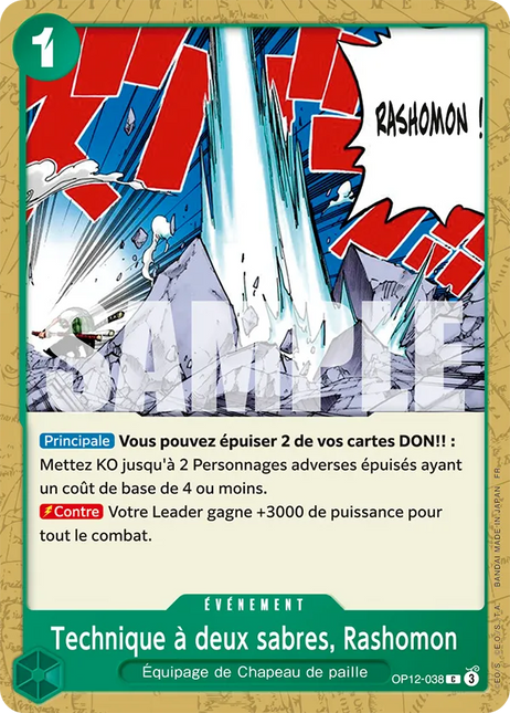 OP12-038 Technique à deux sabres, Rashomon x4